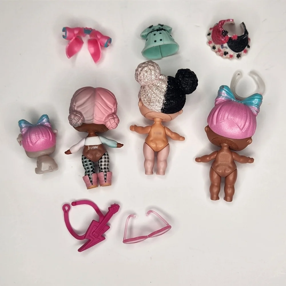 LOL Surprise Dolls Deluxe Present Miss Party + Heartbreaker + Big City BB + Pets